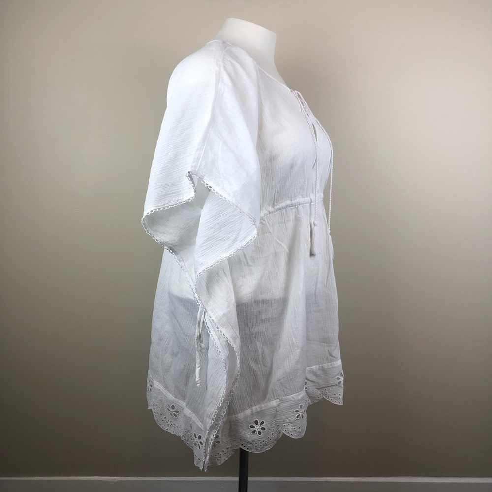 Beautiful cotton beach bathing suit cover up